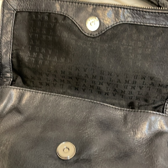 Vintage Lamb grey handbag. Large size - Picture 14 of 16